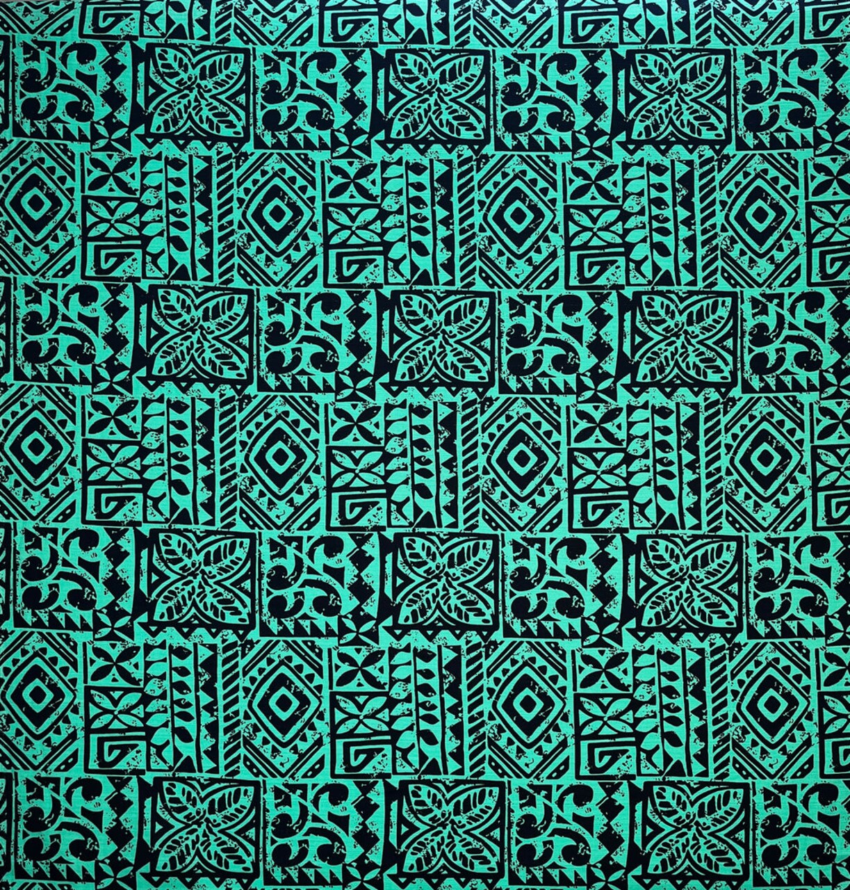 1 Yard Traditional Polynesian Tapa Light Barkcloth Fabric 100% Cotton, 45 inches Width